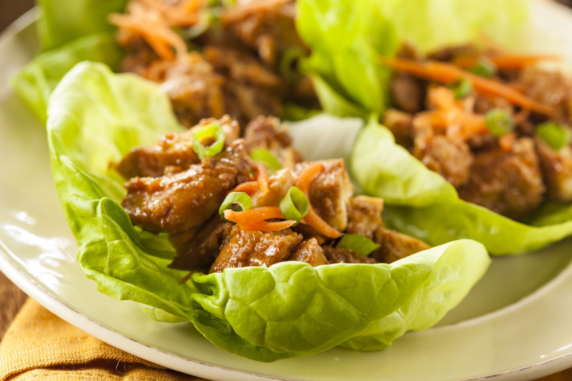 Asian Chicken Lettuce Wraps