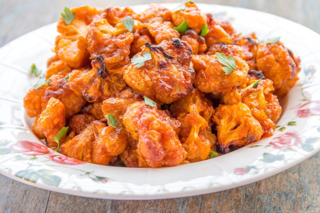 Crispy Air Fryer Buffalo Cauliflower Bites